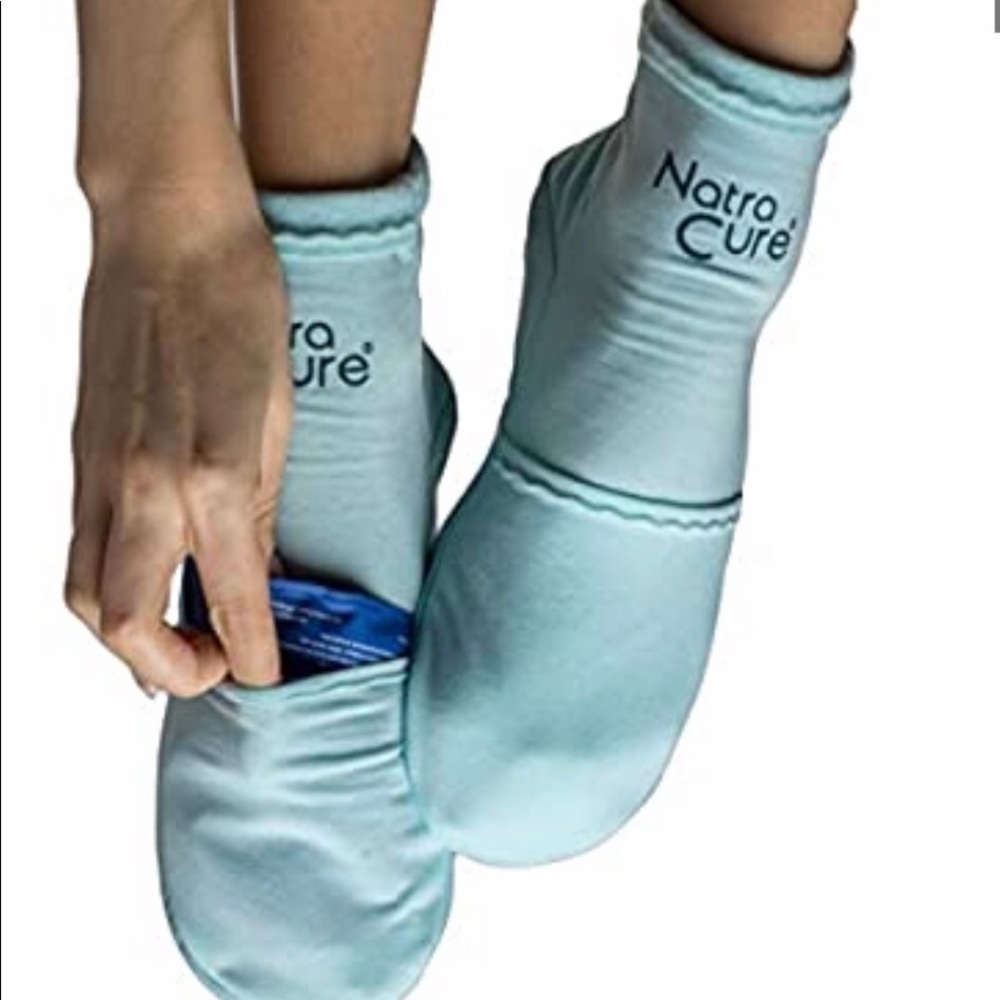 Women's Blue Therapy Socks - Picture 5 of 5